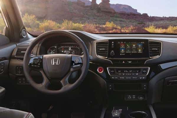 Honda Passport dash view