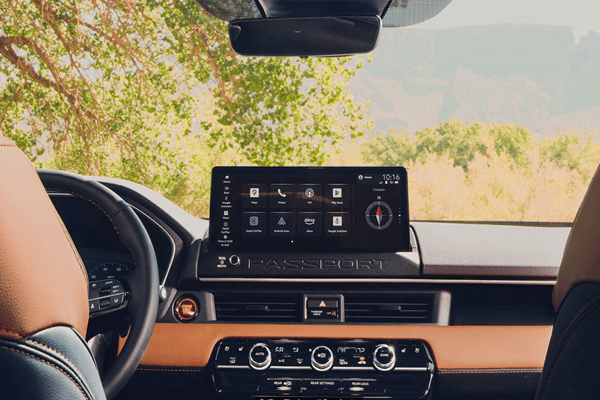 Honda Passport interior view