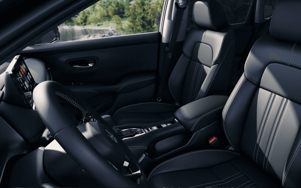 2026 Honda HR-V Sport seats with orange contrast stitching